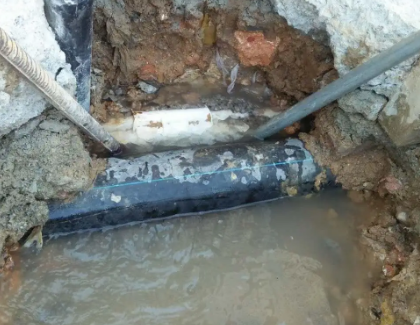 香格里拉测漏水之水管漏水